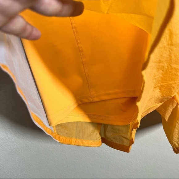 Gymshark Womens Pulse 2 In 1 Running Shorts Apricot Orange Size XXL NWOT - Picture 5 of 7